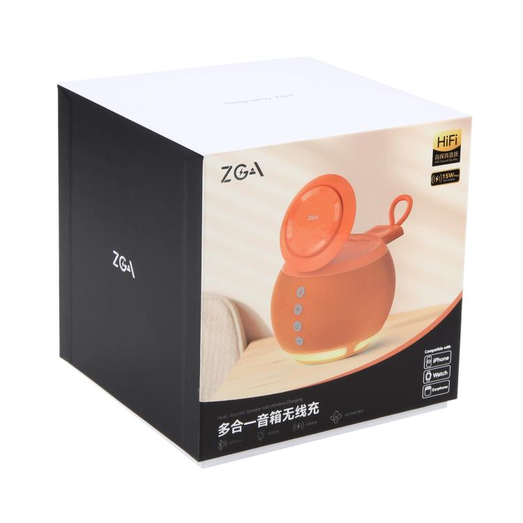 ZGA WX08 Multifunctional Bluetooth Speaker 15W Wireless Phone Watch Charger, WX08