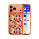 Glittering Crystal Red Heart Pattern Phone Case, For iPhone 17 Pro Max, For iPhone 17 Pro