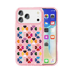 Glittering Crystal Red Heart Pattern Phone Case, For iPhone 18 Pro / 17 Pro, For iPhone 18 Pro Max / 17 Pro Max