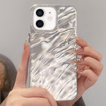 Rhinestone Lens Frame Wrinkled Design Phone Case, For iPhone 12, For iPhone 12 Pro Max, For iPhone 12 Pro, For iPhone 11