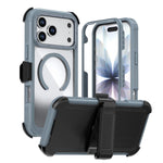 Acrylic Full Coverage Magnetic Phone Case with Back Clip, For iPhone 17 Pro Max, For iPhone 17 Pro, For iPhone 17, For iPhone Air, For iPhone 16 Pro Max, For iPhone 16 Pro