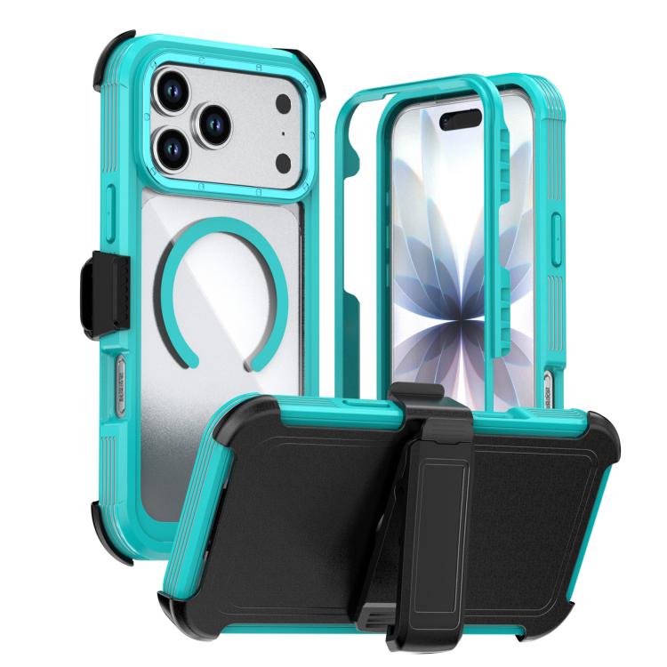 Acrylic Full Coverage Magnetic Phone Case with Back Clip, For iPhone 18 Pro / 17 Pro, For iPhone 18 Pro Max / 17 Pro Max, For iPhone 17, For iPhone Air, For iPhone 16 Pro Max, For iPhone 16 Pro