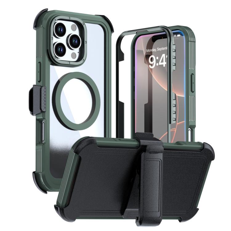 Acrylic Full Coverage Magnetic Phone Case with Back Clip, For iPhone 17 Pro Max, For iPhone 17 Pro, For iPhone 17, For iPhone Air, For iPhone 16 Pro Max, For iPhone 16 Pro