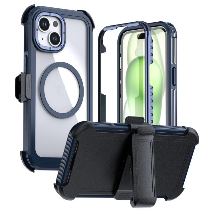 Acrylic Full Coverage Magnetic Phone Case with Back Clip, For iPhone 14 / 13, For iPhone 14 Pro, For iPhone 14 Pro Max, For iPhone 13 Pro Max, For iPhone 13 Pro, For iPhone 12 / 12 Pro