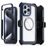 Acrylic Full Coverage Magnetic Phone Case with Back Clip, For iPhone 14 / 13, For iPhone 14 Pro, For iPhone 14 Pro Max, For iPhone 13 Pro Max, For iPhone 13 Pro, For iPhone 12 / 12 Pro