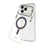CICI-CITY Self-Healing Transparent IMD Magnetic Phone Case, For iPhone 17 Pro Max, For iPhone 17 Pro