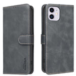 Solid Color Calfskin Texture RFID Vegan Leather Phone Case, For iPhone 13 Pro Max, For iPhone 13 Pro, For iPhone 12, For iPhone 12 Pro Max, For iPhone 11 Pro Max, For iPhone 11, For iPhone 11 Pro, For iPhone XR