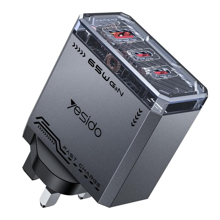 Yesido YC147 65W Mecha GaN Three-port Fast Charger, YC147