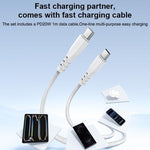 Yesido YC19U PD20W USB-C / Type-C and QC18W USB-A Dual Ports Charger Set with Type-C to Type-C Cable, YC19U