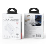 Yesido YC153 PD35W USB-C / Type-C Single Port Fast Charger Set with Type-C to Type-C Cable, YC153