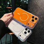 Crystal Shimmer Acrylic Magnetic Phone Case, For iPhone 17 Pro Max, For iPhone 17 Pro
