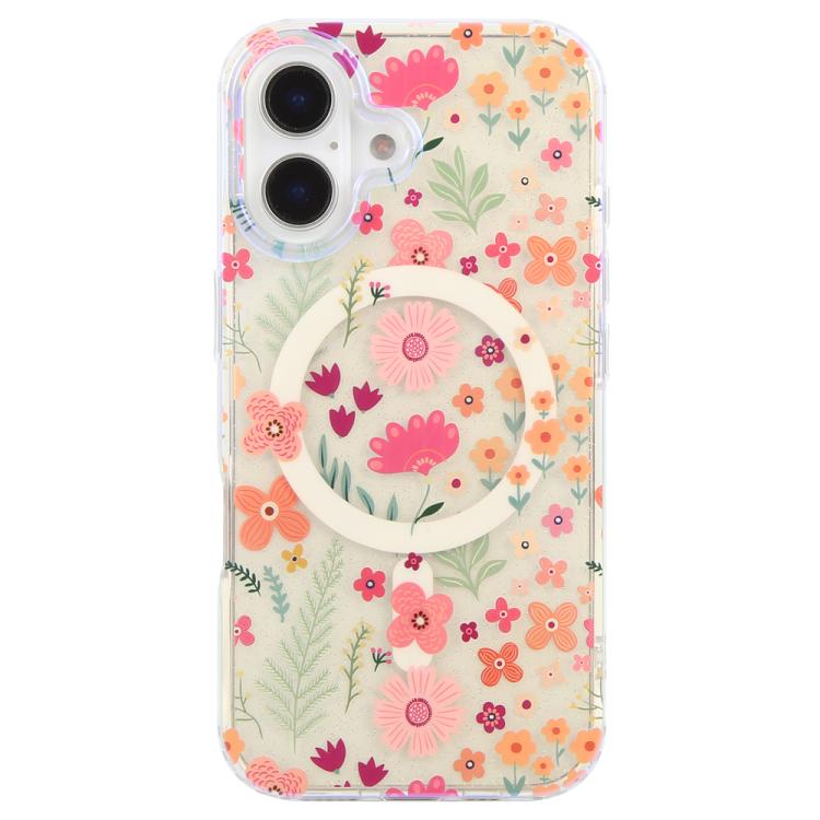 IMD Blue Light Jungle Series Magnetic Phone Case, For iPhone 16, For iPhone 15 Pro Max, For iPhone 15 Pro, For iPhone 15 Plus / 14 Plus, For iPhone 15, For iPhone 14 / 13, For iPhone 14 Pro, For iPhone 14 Pro Max