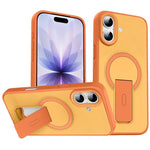 Skin Feel Invisible Kickstand MagSafe Phone Case, For iPhone 16e / 17e, For iPhone 17 Pro Max, For iPhone 17 Pro, For iPhone 17, For iPhone Air