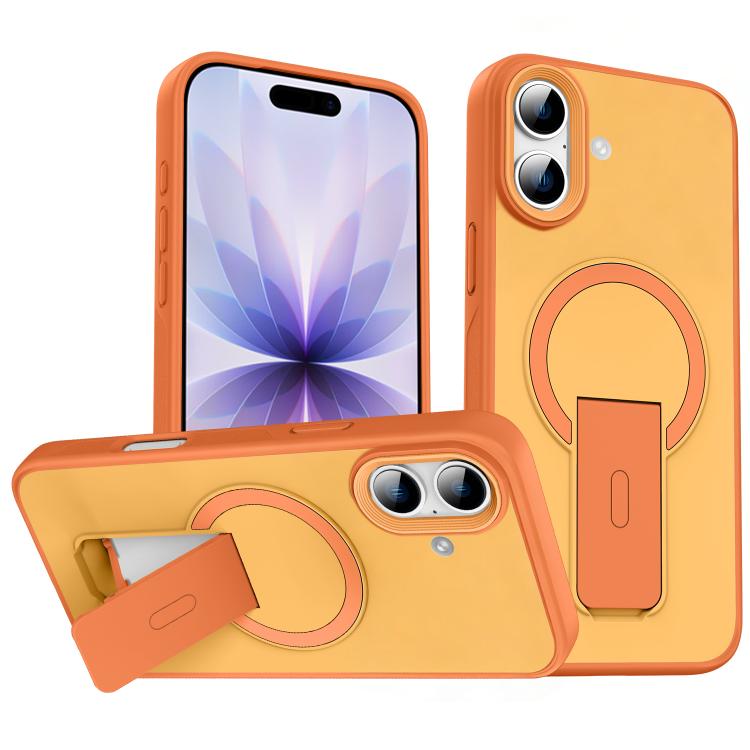 Skin Feel Invisible Kickstand MagSafe Phone Case, For iPhone 16e / 17e, For iPhone 17 Pro Max, For iPhone 17 Pro, For iPhone 17, For iPhone Air