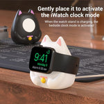 XDcase For Apple Watch Lucky Cat Design Smart Watch Charging Stand