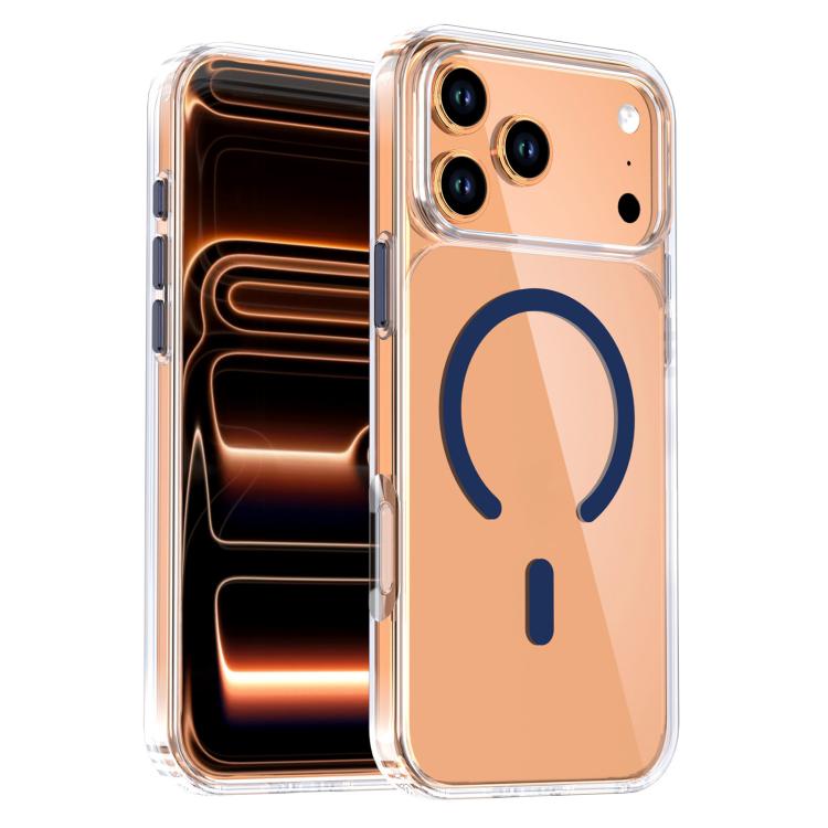 Crystal Transparent Magnetic Phone Case, For iPhone 17 Pro Max, For iPhone 17 Pro