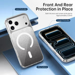 Crystal Glitter Magnetic Phone Case, For iPhone 17 Pro Max, For iPhone 17 Pro