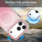 Candy Gradient Series 3 in 1 Hybrid Magnetic Phone Case, For iPhone 15 Pro Max, For iPhone 15 Pro, For iPhone 15 Plus, For iPhone 15, For iPhone 14 Plus, For iPhone 14, For iPhone 14 Pro, For iPhone 14 Pro Max