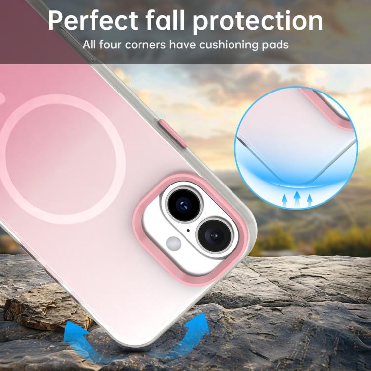Candy Gradient Series 3 in 1 Hybrid Magnetic Phone Case, For iPhone 18, For iPhone 18 Pro, For iPhone 18 Pro Max, For iPhone 17 Pro Max, For iPhone 17 Pro, For iPhone 17, For iPhone Air, For iPhone 16 Pro Max