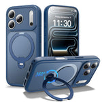 Magnetic 360 Rotating Stand Airbag Shockproof Phone Case, For iPhone 16e / 17e, For iPhone 17 Pro Max, For iPhone 17 Pro, For iPhone 17, For iPhone Air, For iPhone 16 Pro Max, For iPhone 16