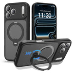Magnetic 360 Rotating Stand Airbag Shockproof Phone Case, For iPhone 16e / 17e, For iPhone 17 Pro Max, For iPhone 17 Pro, For iPhone 17, For iPhone Air, For iPhone 16 Pro Max, For iPhone 16