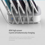 ORICO DUK-5P 40W 5 USB Ports Smart Charging Station with Stand, US Plug, UK Plug, AU Plug
