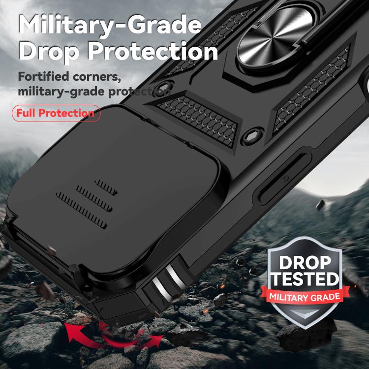 XDcase Sliding Camshield Ring Holder Magnetic Phone Case, For iPhone 17 Pro Max, For iPhone 17 Pro, For iPhone 17, For iPhone Air