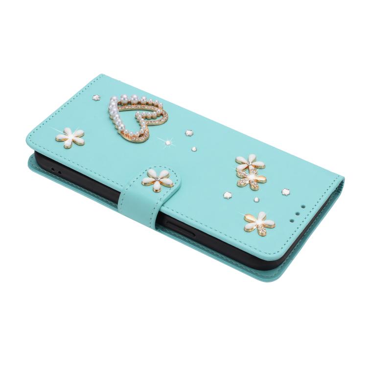 ZS01 Double-Layer Heart Floral Vegan Leather Phone Case with Wrist Strap, For iPhone 13 Pro, For iPhone 12 / 12 Pro, For iPhone 12 Pro Max, For iPhone 11 Pro Max, For iPhone 11, For iPhone 11 Pro