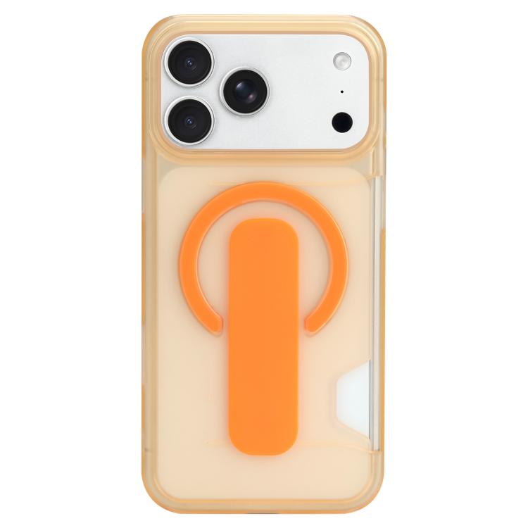 Translucent Holder Card Slot Magnetic Phone Case, For iPhone 17 Pro Max, For iPhone 17 Pro, For iPhone 17, For iPhone Air, For iPhone 16 Pro Max, For iPhone 16 Pro, For iPhone 16, For iPhone 15 Pro Max