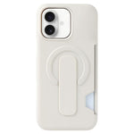 Skin Feel Holder Card Slot Magnetic Phone Case, For iPhone 17 Pro Max, For iPhone 17 Pro, For iPhone 17, For iPhone Air, For iPhone 16 Pro Max, For iPhone 16 Pro, For iPhone 16, For iPhone 15 Pro Max