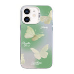 Butterfly Pattern Silver Plating PC Hybrid TPU Phone Case, For iPhone 12 mini, For iPhone 11 Pro Max, For iPhone 11, For iPhone 11 Pro, For iPhone XS / X, For iPhone XR