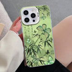 Butterfly Pattern Silver Plating PC Hybrid TPU Phone Case, For iPhone XS Max, For iPhone 8 Plus / 7 Plus