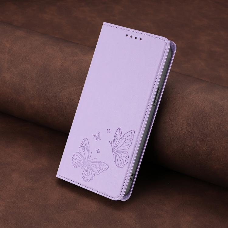 Strong Magnetic Dual Butterfly RFID Vegan Leather Phone Case, For iPhone 14 Pro Max, For iPhone 13 Pro Max, For iPhone 13 Pro, For iPhone 12 / 12 Pro