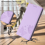 Strong Magnetic Dual Butterfly RFID Vegan Leather Phone Case, For iPhone X / XS, For iPhone XR, For iPhone XS Max, For iPhone 8 Plus / 7 Plus