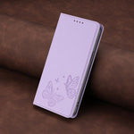 Strong Magnetic Dual Butterfly RFID Vegan Leather Phone Case, For iPhone X / XS, For iPhone XR, For iPhone XS Max, For iPhone 8 Plus / 7 Plus