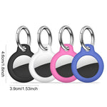 XDcase 4pcs Solid Color Hard PC Protective Case with Key Ring, 4PCS (Black White Blue Green), 4PCS (Green Orange Red Pink)