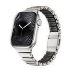 One-bead Waist Stainless Steel Norman Buckle Magnetic Watch Band, For Apple Watch 46mm / 49mm / 45mm / 44mm, For Apple Watch 42mm / 41mm / 40mm / 38mm