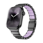 One-bead Waist Stainless Steel Norman Buckle Magnetic Watch Band, For Apple Watch 46mm / 49mm / 45mm / 44mm, For Apple Watch 42mm / 41mm / 40mm / 38mm
