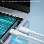 TOTU GTZB01-PD Series 27W Type-C to 8 Pin Data Cable Set, Length: 0.5m + 1m + 2m