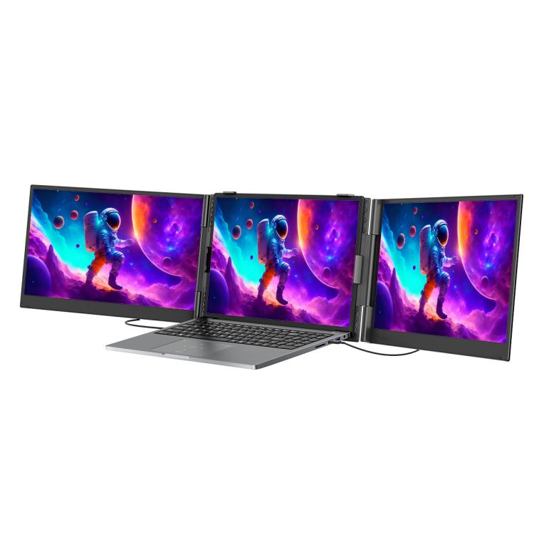 Blackview DCM8 15.3 inch Dual Display Portable Laptop LCD Monitors Screen Extender with Stand, DCM8