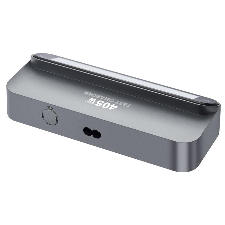 YMX-LCD405W 405W 3xType-C and 2xUSB GaN Smart Digital Display Multi-Function Charger, AU Plug, EU Plug, UK Plug, US Plug