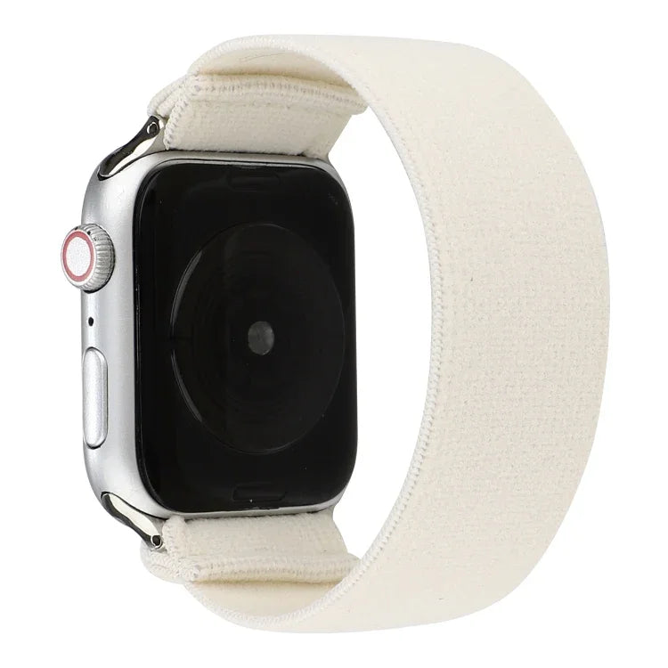 Solid Color Silicone Replacement Strap Watchband, For Apple Watch Series 7  41mm / & 6 & SE & 5 & 4 40mm, For Apple Watch Series  7  45mm / & 6 & SE & 5 & 4 44mm