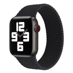 Single-turn Woven Pattern Silicone Watchband For Apple Watch Series 6 & SE & 5 & 4 40mm / 3 & 2 & 1 38mm, S, M, L