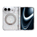 Axial Magnetic Shell Pattern Phone Case with 360 Holder, For iPhone Duo