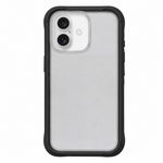Silicone Frame Bumper Frosted Back Panel Phone Case, For iPhone 16