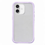 Silicone Frame Bumper Frosted Back Panel Phone Case, For iPhone 16