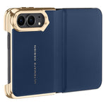 Navigator Series Double-Sided Full Coverage Smart Flip Phone Case with Lens Holder, For iPhone Duo