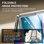 Integrated Shell And Flim Electroplating Transparent Shockproof Magnetic Phone Case, For iPhone Duo