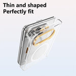 ABEEL Lightweight Transparent Magnetic PC Phone Case, For iPhone Duo