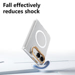 ABEEL Lightweight Transparent Magnetic PC Phone Case, For iPhone Duo
